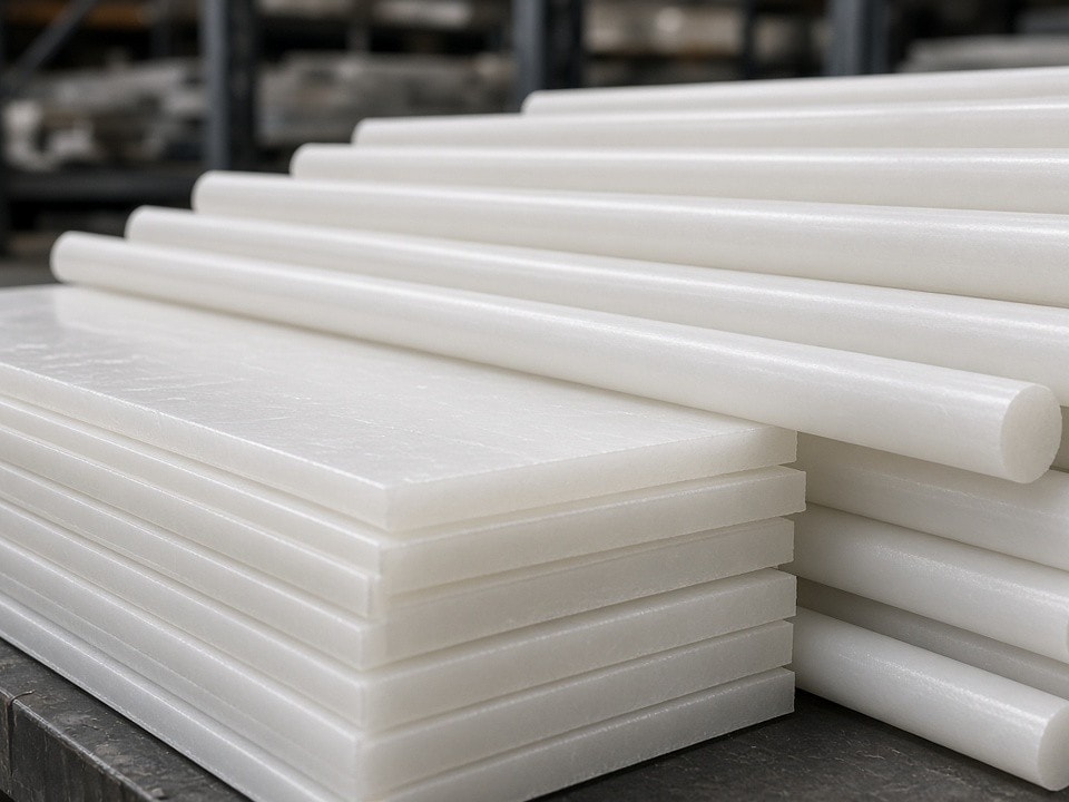 CNC-bearbeitete Polyethylen-Bauteile für Industrieanwendungen