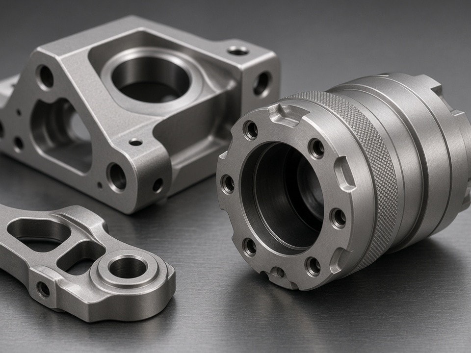 5-Achs-CNC-Bearbeitung eines Titan-Zeichnungsteils